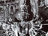 Tibet Guge 08 Tsaparang 02 Yamantaka Temple Yamantaka On the altar once stood this large wrathful image of buffalo-headed Yamantaka (Tib. Dorje Jigje), to whom the chapel is dedicated. Photo from 1948: Li Gotami Govinda: Tibet in Pictures (1979).